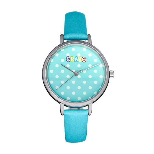 Dot Quartz Blue Dial Timepiece - CRACR5902