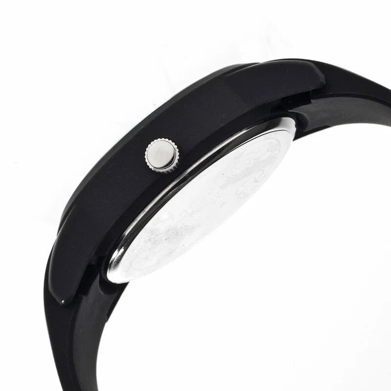 Crayo Festival Quartz Black Dial Unisex Timepiece - CR2006 (Stainless Steel Strap)