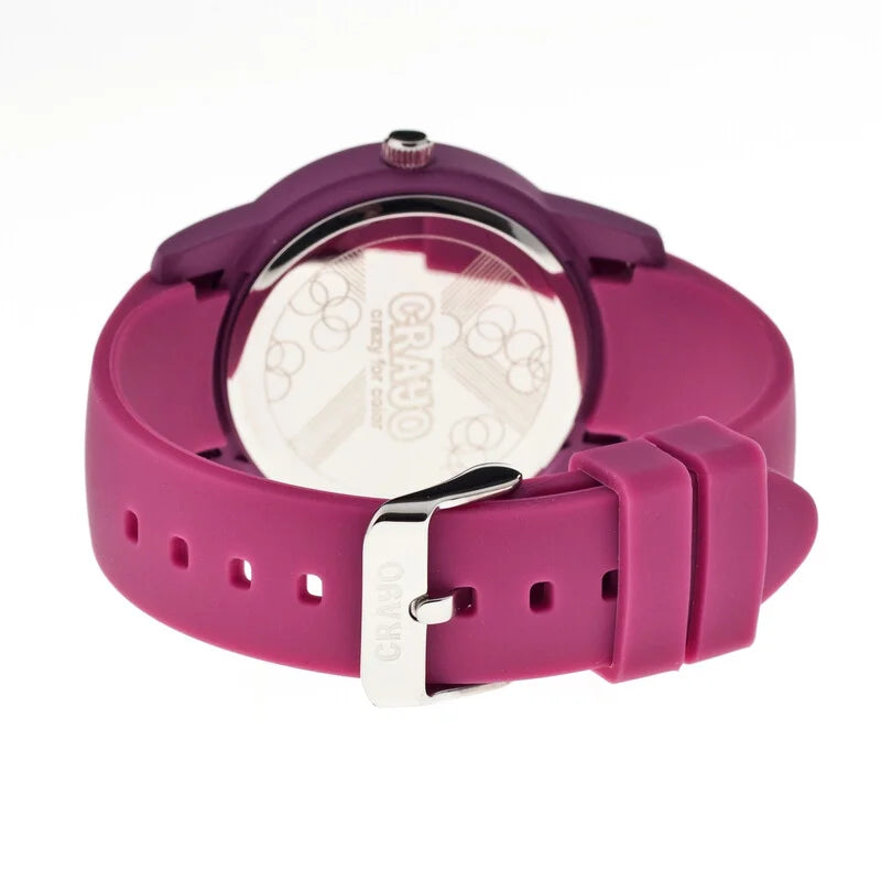 Festival Fushia Fushia Quartz Green Dial Timepiece - CR2005