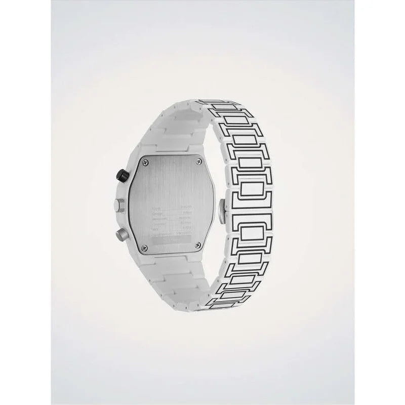 D1 Milano Core Chronograph Quartz White Dial Timepiece - D1-PHBJ13 (Stainless Steel Strap)