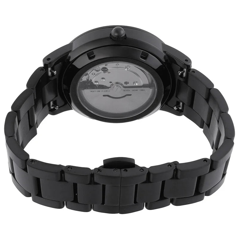 Daniel Wellington Iconic Automatic Black Dial Link Timepiece - DW00100753 - LUXU-01