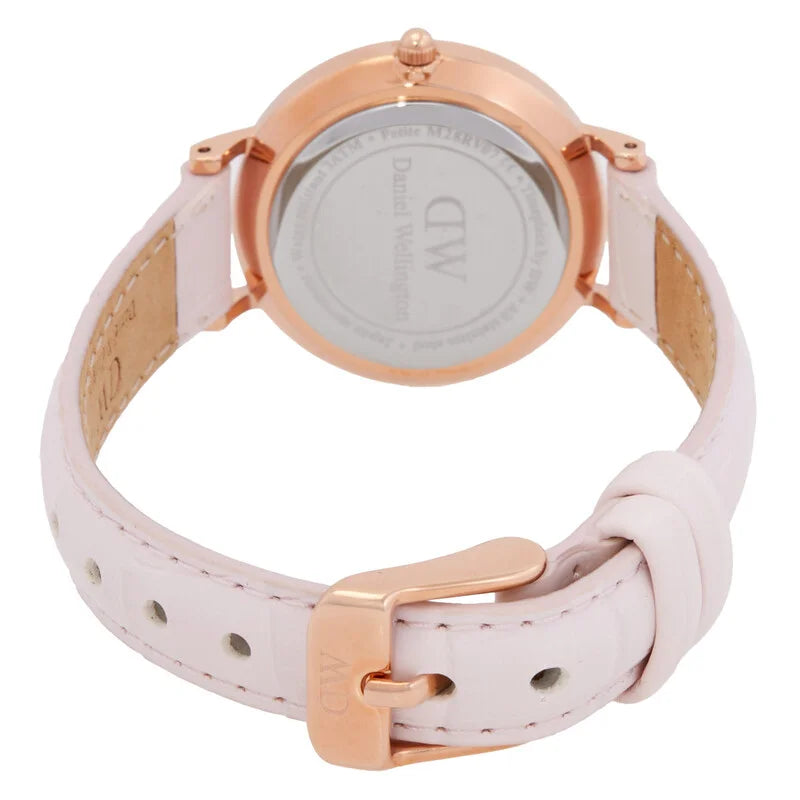 Daniel Wellington Petite Rouge Quartz Pink Mother of Pearl Dial Ladies Timepiece - DW00100511 - LUXU-01