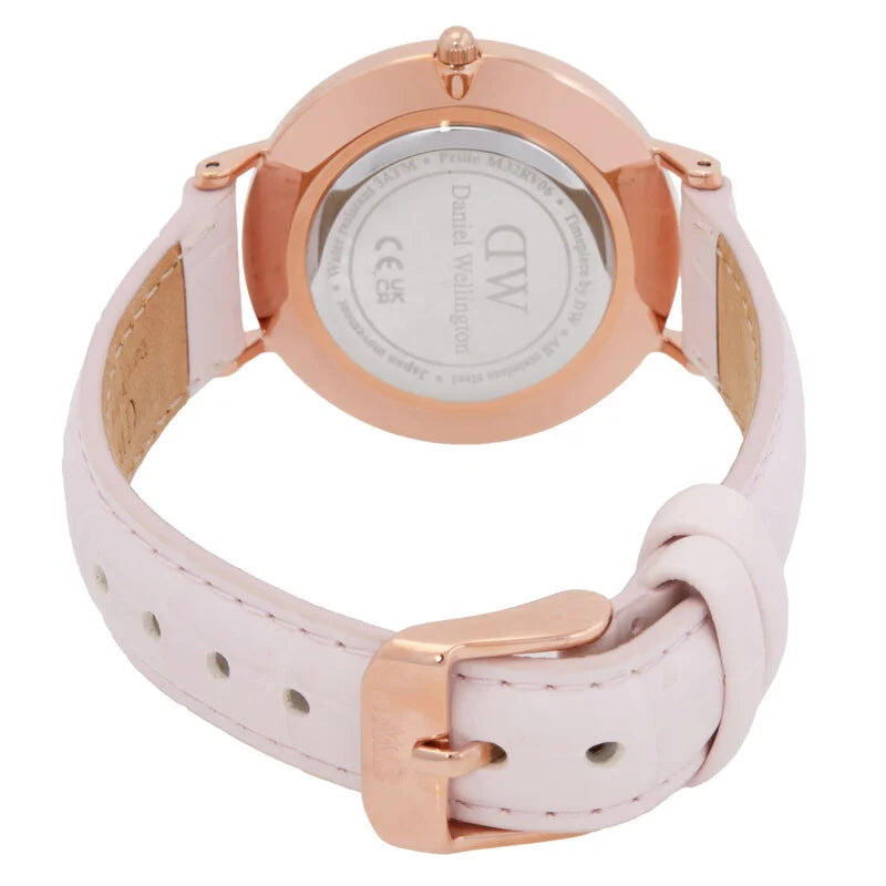 Daniel Wellington Petite Rouge Quartz Pink Mother of Pearl Dial Ladies Timepiece - DW00100514 - LUXU-01