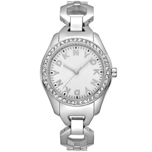 Daniel Klein Ladies Quartz Silver-tone Dial Accessory - DK1L075M0015 (Stainless Steel Strap)