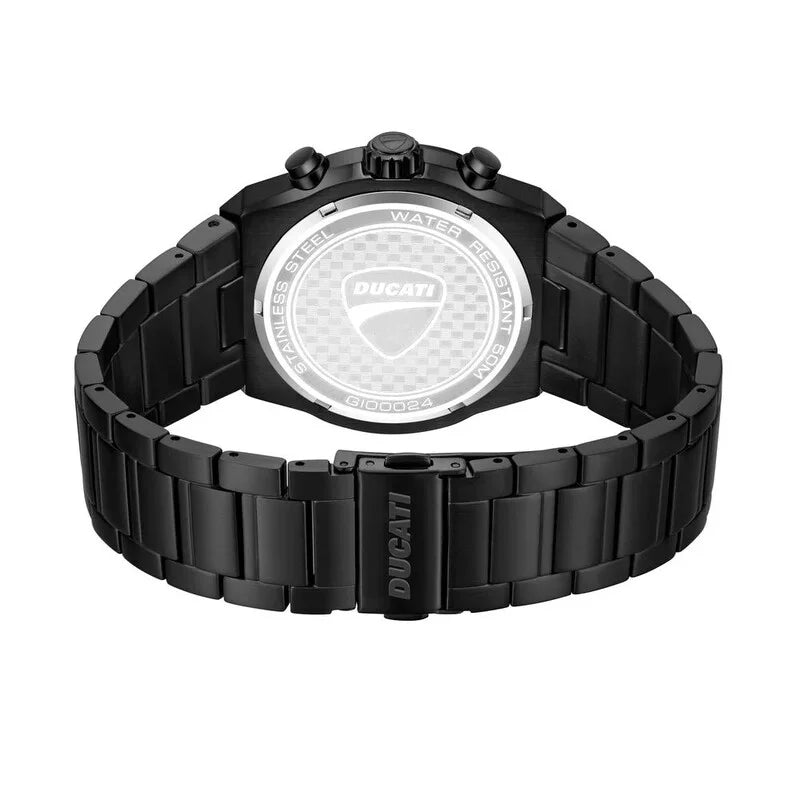Ducati Sport Series Quartz Black Dial Men's Timepiece - DTWGI0002402 (Stainless Steel Strap)