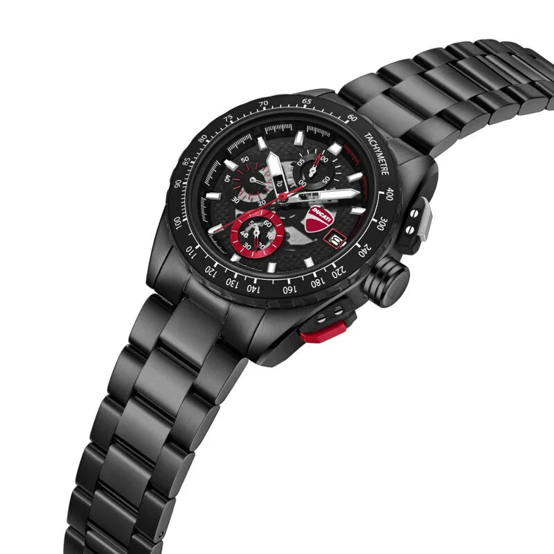 Ducati Quartz Black Dial Men's Timepiece - DTWGI0003601