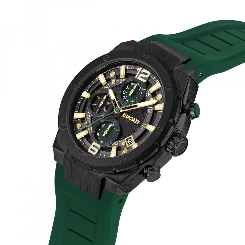 Ducati Quartz Black Dial Men's Timepiece - DTWGO0000803
