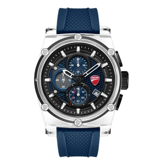 Ducati Performance Chronograph Quartz Blue Dial Men's Timepiece - DTWGO0001602 (Stainless Steel Strap)