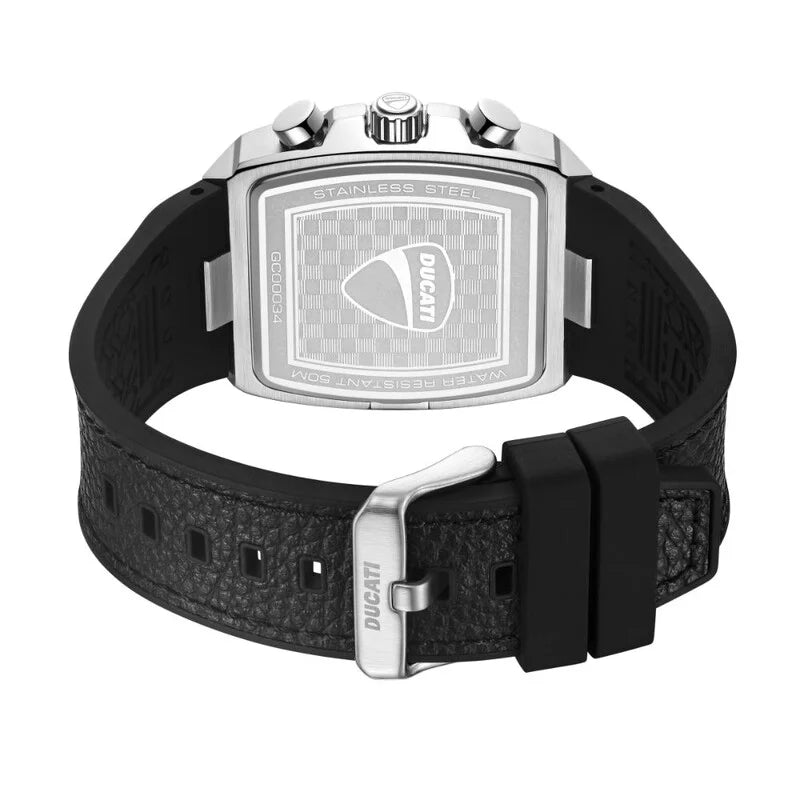 Ducati Sport Chronograph Quartz Green Dial Men's Timepiece - DTWGC0003401 (Stainless Steel Strap)