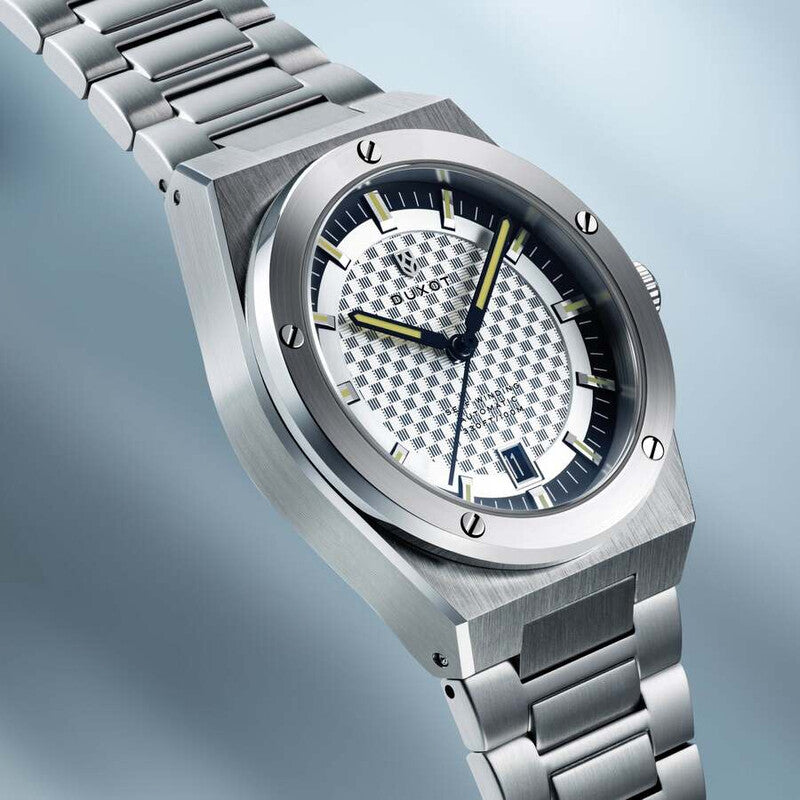 Duxot Bastia Automatic Silver Dial Men's Timepiece - DX-2068-22 (Stainless Steel Strap)