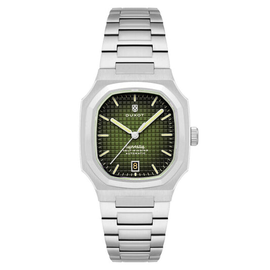 Duxot Colmar Automatic Green Dial Stainless Steel Timepiece - DX-2069-22 (Edition 2)