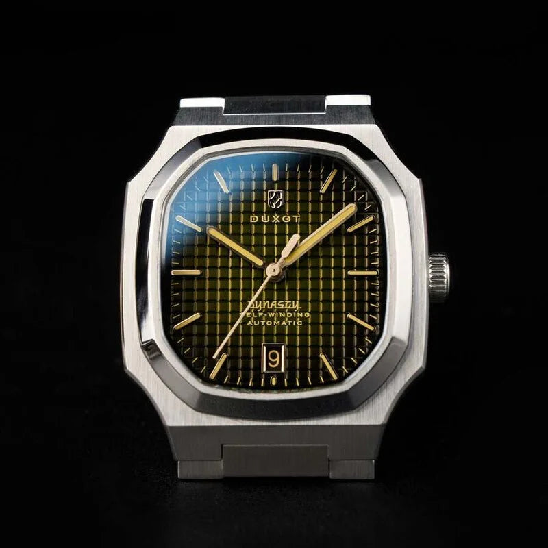Duxot Colmar Automatic Green Dial Stainless Steel Timepiece - DX-2069-22 (Edition 2)