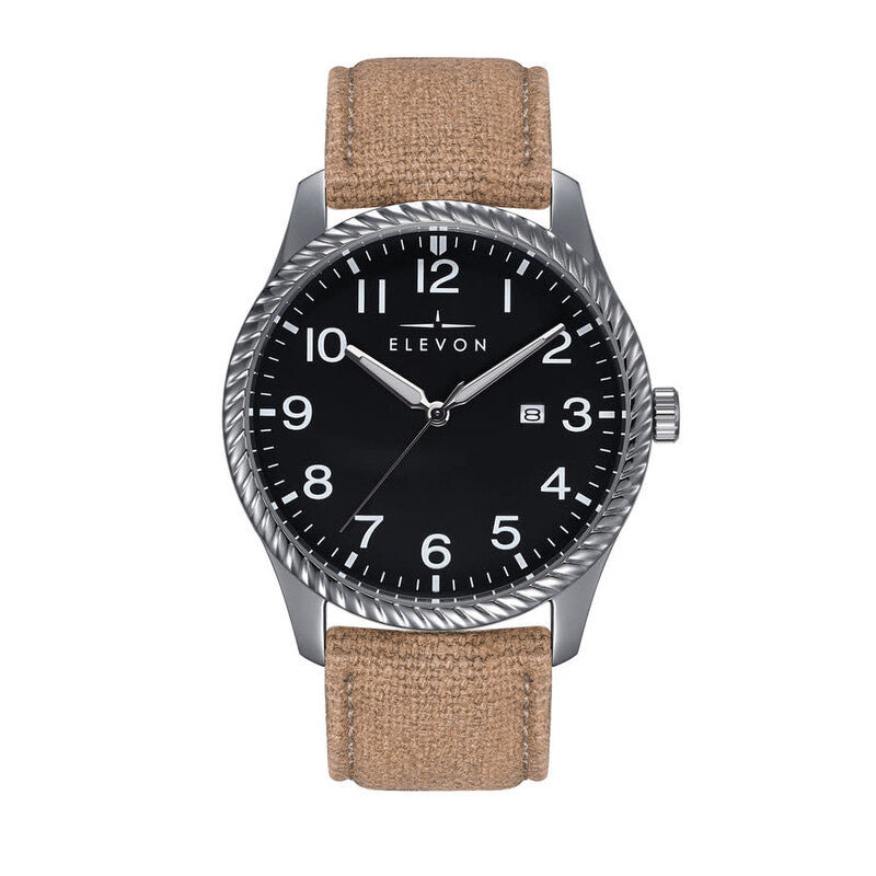 Elevon Crosswind Quartz men's watch with black dial