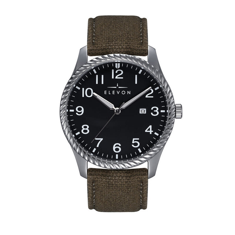 Elevon Crosswind Quartz men's watch with black dial