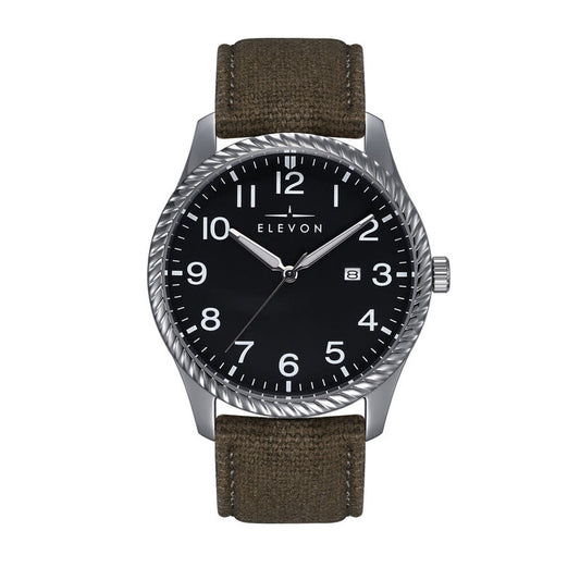 Elevon Crosswind Quartz men's watch with black dial