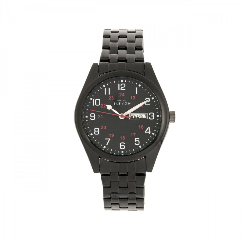 Elevon Gann Quartz men's watch with black dial