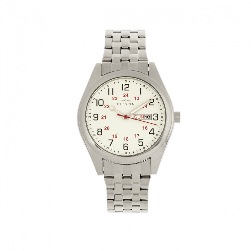 Elevon Gann Quartz men's watch with white dial