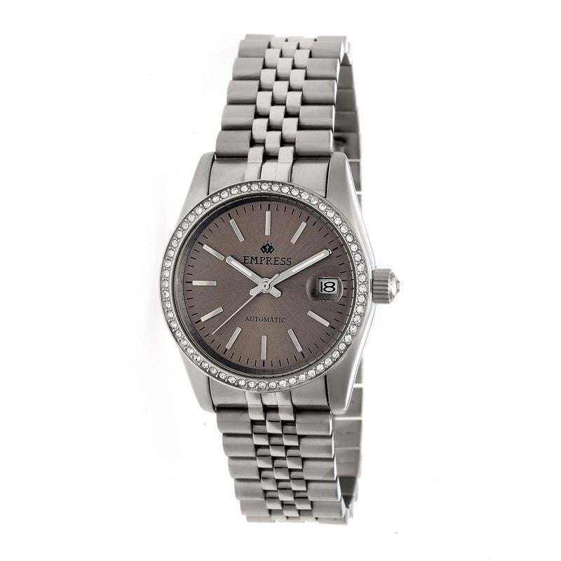 Empress Constance automatic women's watch with pewter dial