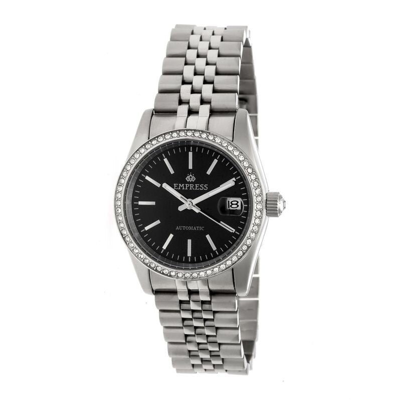Empress Constance automatic women's watch with black dial