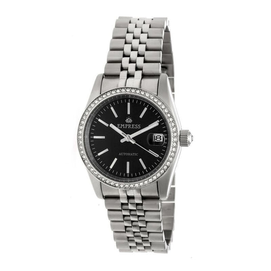 Empress Constance automatic women's watch with black dial