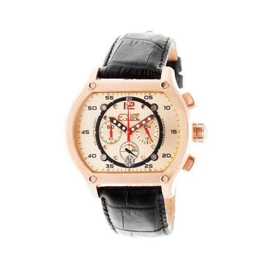Equipe Dash chronograph men's watch with rose dial