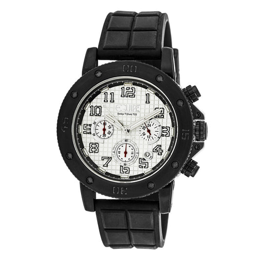 Equipe Tritium Arciform chronograph men's watch with silver dial