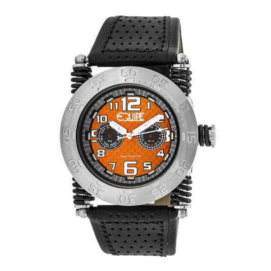 Equipe Tritium Coil men's sport watch with orange dial