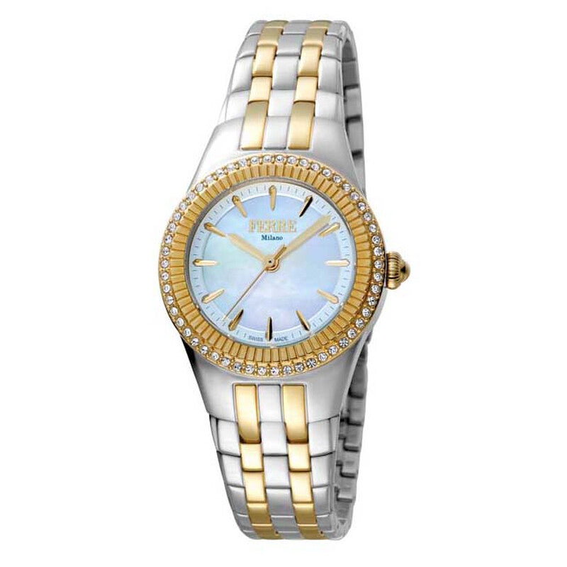 Ferre Milano quartz women's watch with light blue dial