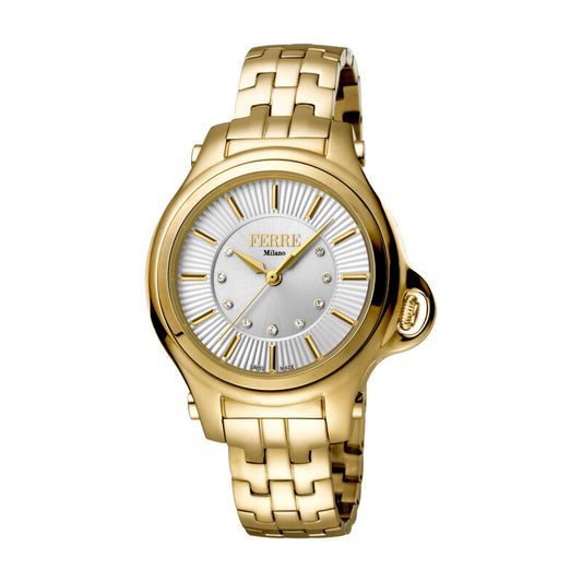 Ferre Milano quartz women's watch with silver dial