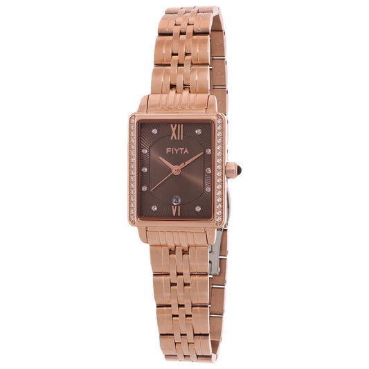 Fiyta Allure women's watch with brown dial
