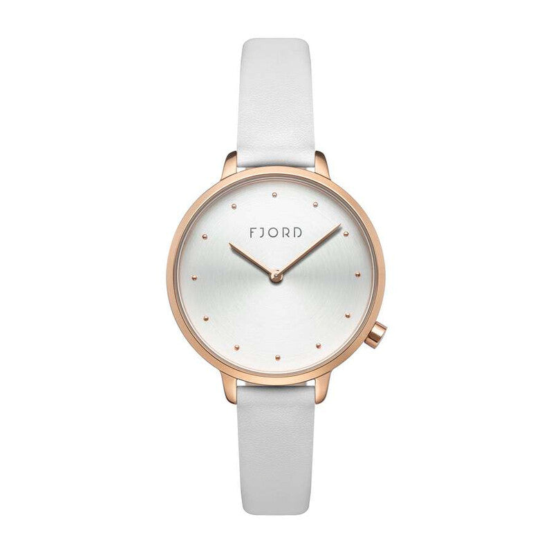 Fjord Gyda women's watch with white dial