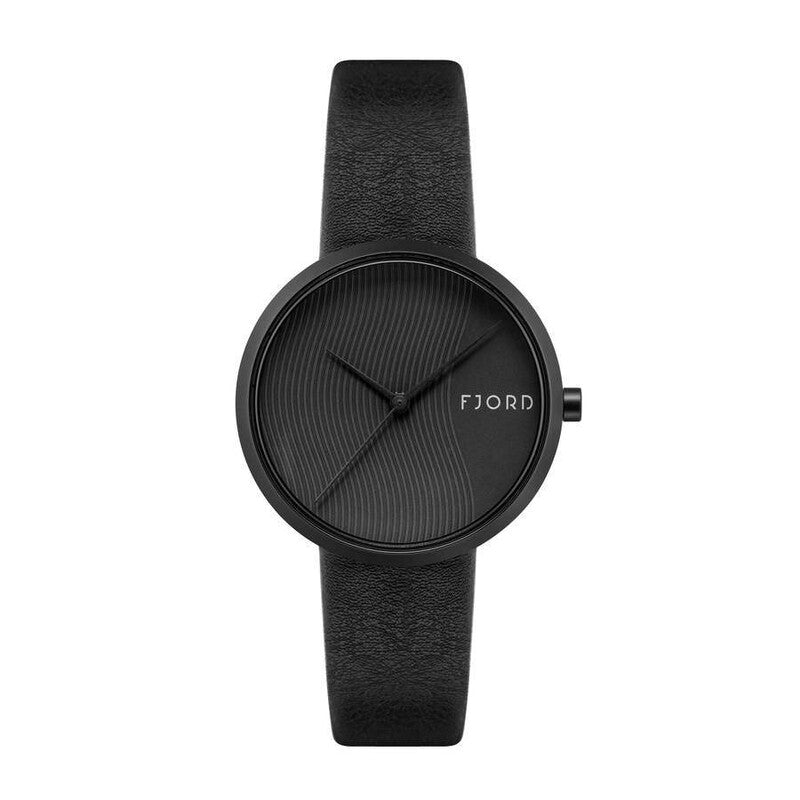 Fjord Laurens women's watch with black dial
