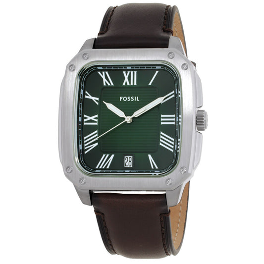 Fossil Crosby Quartz men's watch with green dial