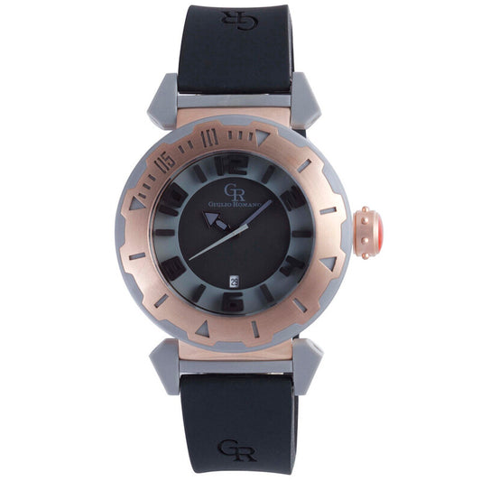 Giulio Romano Ferrara Quartz Black Dial Men's Watch