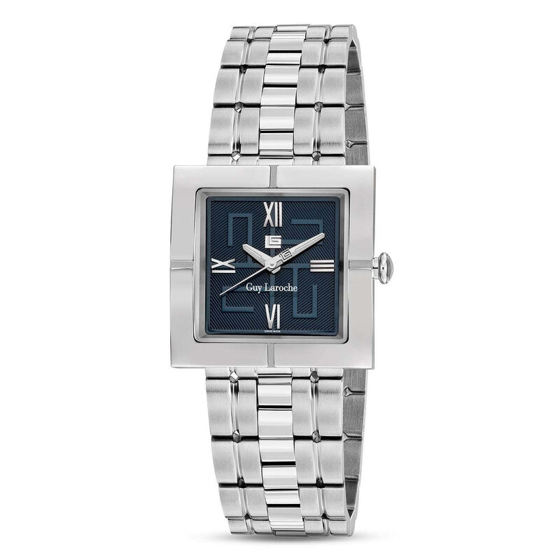 Guy Laroche Camille Quartz Blue Dial Men's Watch Bracelet GLWGG0000205