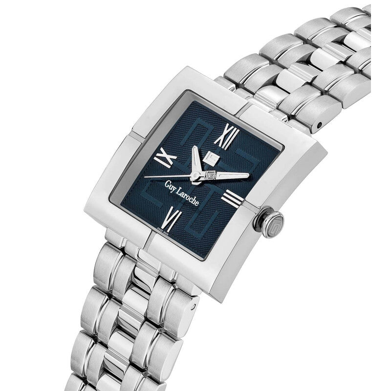Guy Laroche Camille Quartz Blue Dial Men's Watch Bracelet GLWGG0000205