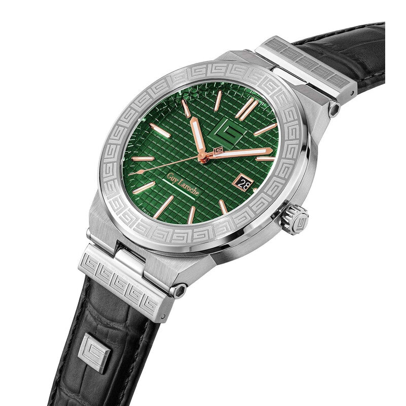Guy Laroche Sacha Quartz Green Dial Men's Watch GLWGA0000403