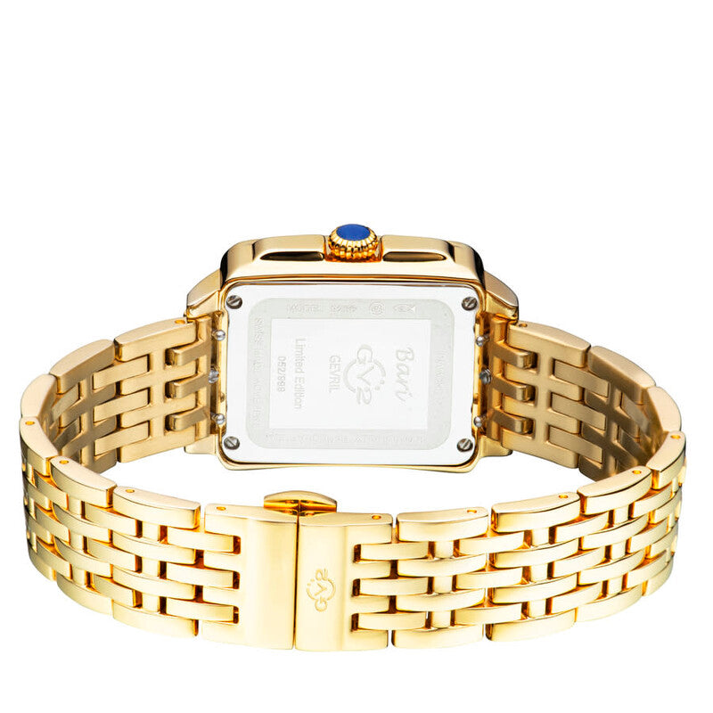 GV2 by Gevril Bari Tortoise Mother of Pearl Dial Ladies Watch 9256B