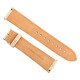 Hadley Roma 20 MM Matte Winter White Ostrich Leather Strap