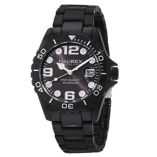 Haurex Italy Ink 7K374DNN black dial women's watch