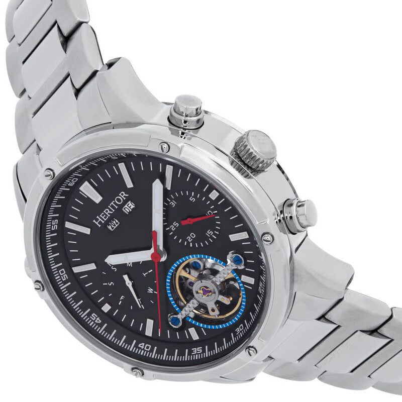 Heritor Wilhelm Black Dial Men's Watch HERHS2102