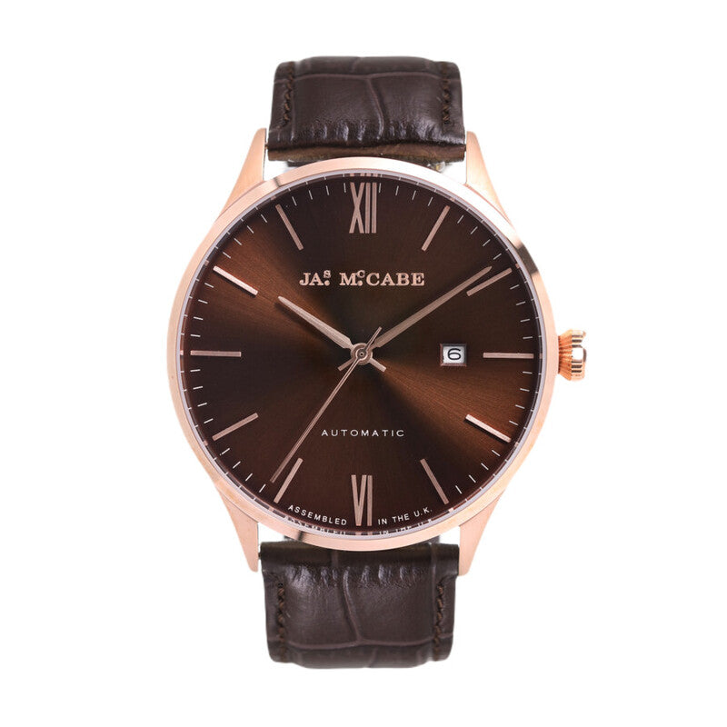 James McCabe London Automatic Brown Dial Men's Watch JM-1025-03