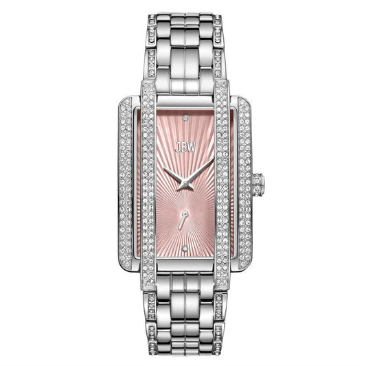 JBW Mink Collection Quartz Diamond Pink Dial Ladies Watch J6358H