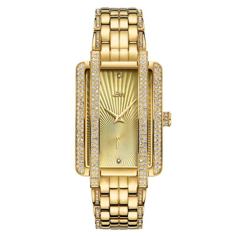 JBW Mink Gold Dial 18kt Gold-plated Ladies Watch J6358B
