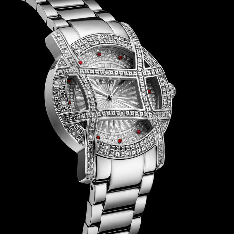 JBW Olympia Quartz Silver Dial Ladies Watch JB-6214-10C