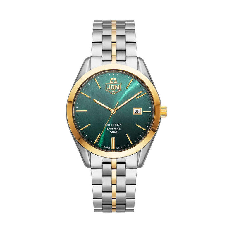 JDM Military Interlaken Gents JDM-WG023-06 men's watch with green dial