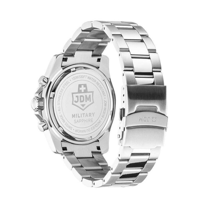 JDM Military Sierra Chrono JDM-WG019-04 men's watch with green dial