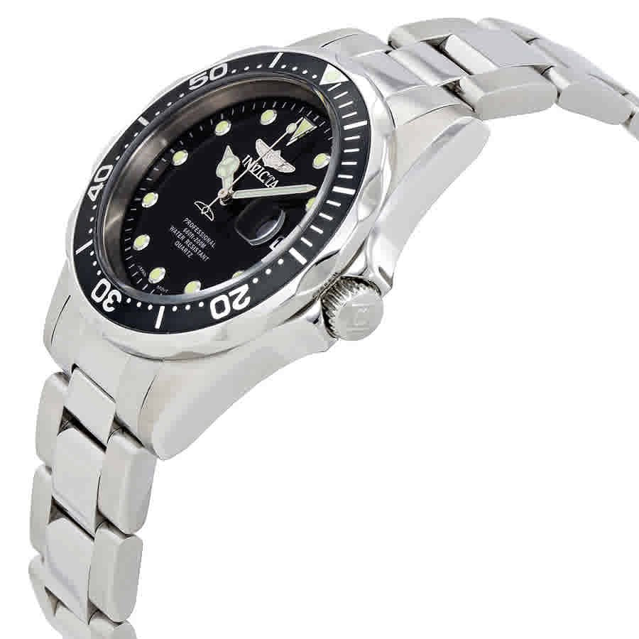 Invicta Pro Diver 17046 Men's Stainless Steel Black Dial Watch