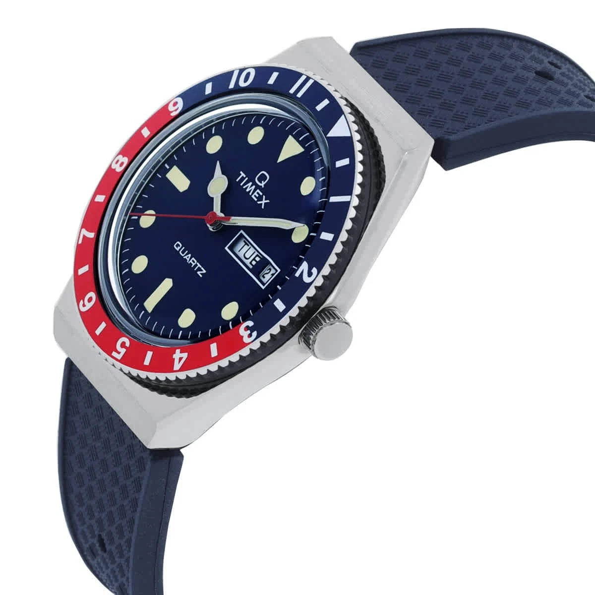 Timex Blue Face Stainless Steel Men's Luxury Watch