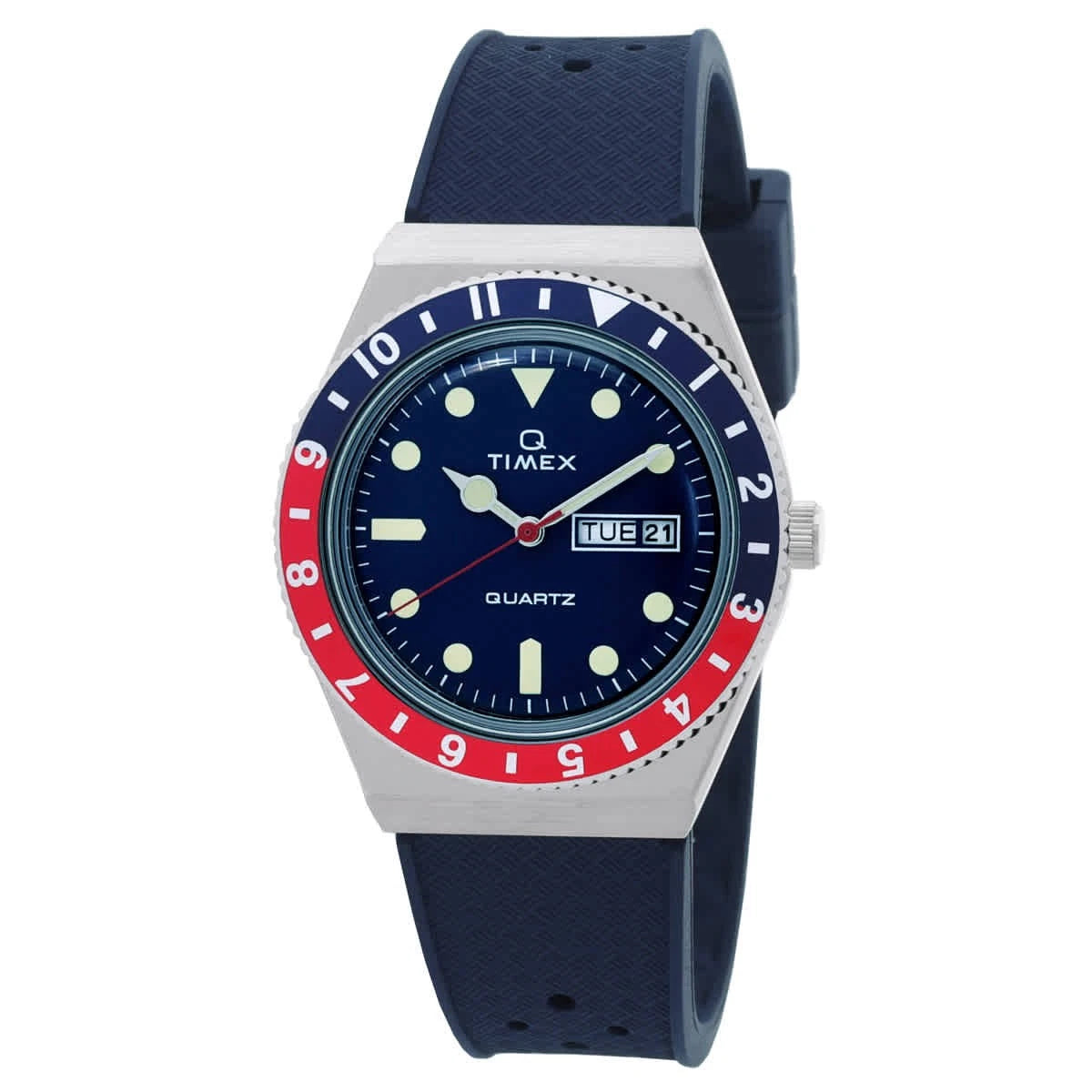 Timex Blue Face Stainless Steel Men's Luxury Watch